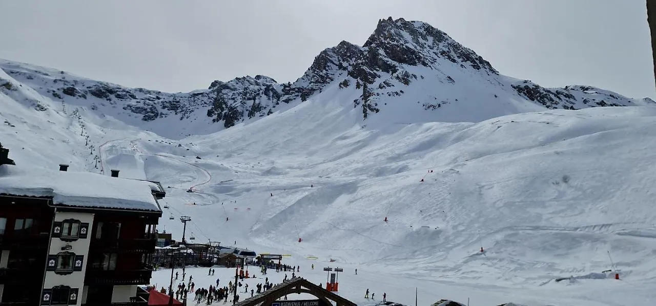 Tignes Rond Point Des Pistes Vue Panoramique Au Soleil Apartment